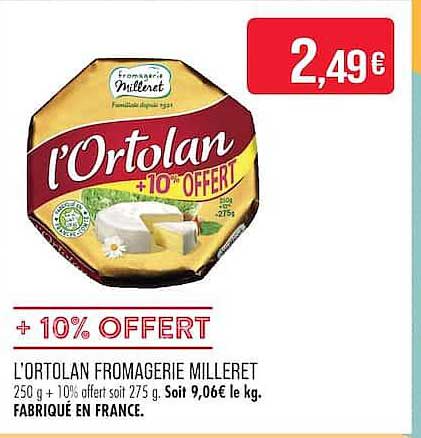 + 10% OFFERT