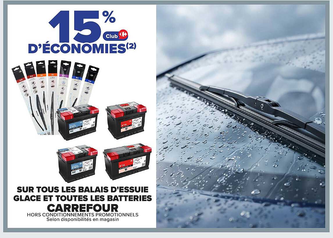15% D’ÉCONOMIES(2) Club Carrefour