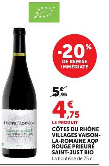 -20% DE REMISE IMMÉDIATE
