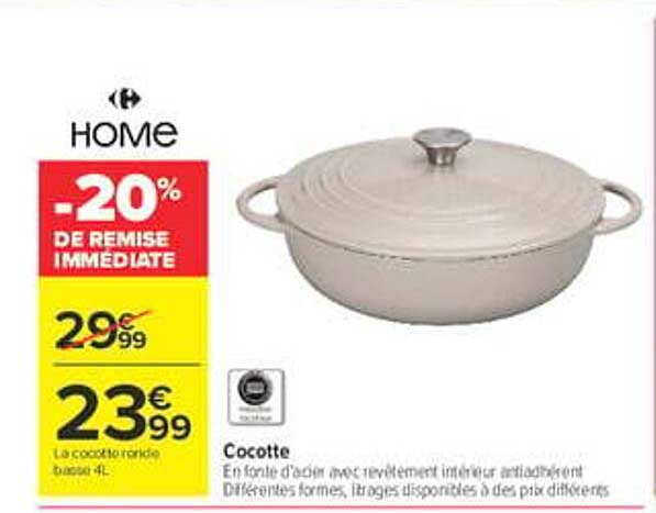 -20% DE REMISE IMMEDIATE