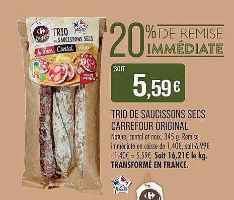 20% DE REMISE IMMÉDIATE