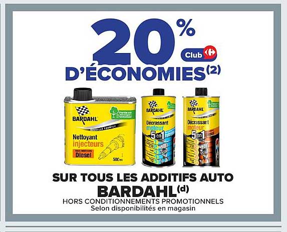 20% D'ÉCONOMIES(2) Club Carrefour