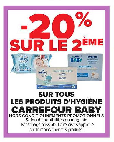 -20% SUR LE 2ÈME