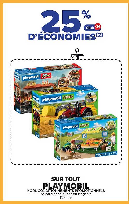 25% d'économies Club Carrefour