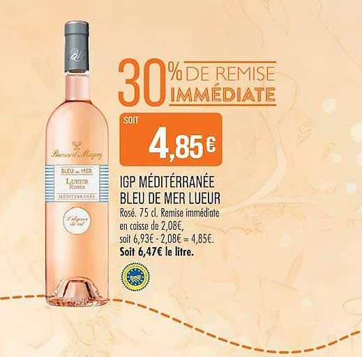 30% DE REMISE IMMÉDIATE