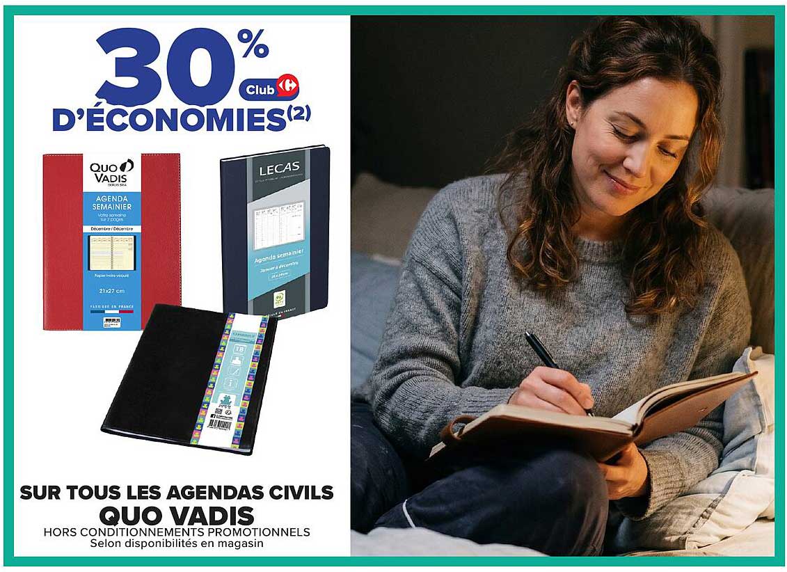 30% D'ÉCONOMIES(2)