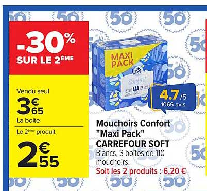 30% SUR LE 2ÈME
