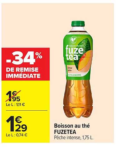 -34% DE REMISE IMMÉDIATE