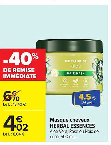 -40% DE REMISE IMMÉDIATE