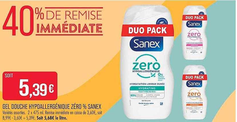 40% DE REMISE IMMÉDIATE