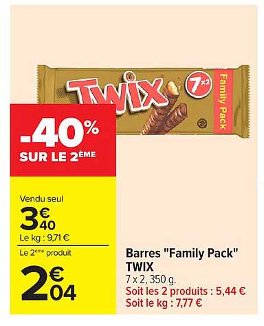 -40% sur le 2ème