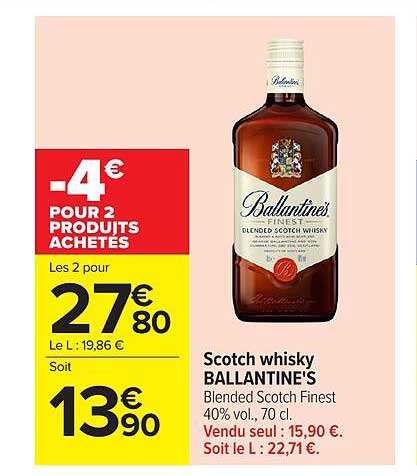 -4€ POUR 2 PRODUITS ACHETES