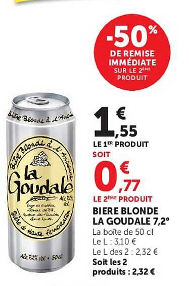 -50% DE REMISE IMMÉDIATE SUR LE 2ᵉ PRODUIT