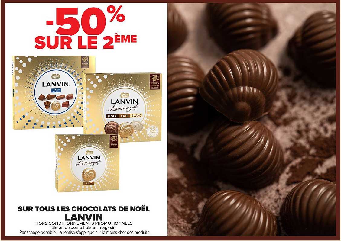 -50% SUR LE 2ÈME
