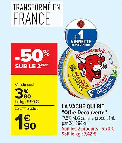 -50% SUR LE 2ÈME