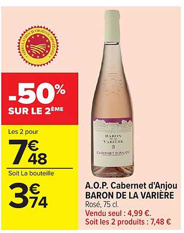 -50% SUR LE 2ÈME