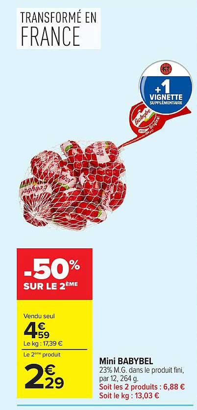 -50% SUR LE 2ÈME