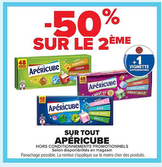 -50% SUR LE 2ÈME