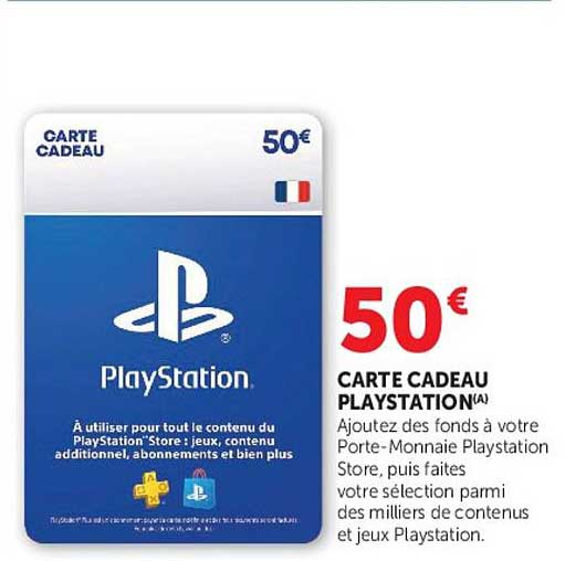 50€ CARTE CADEAU PLAYSTATION(A)