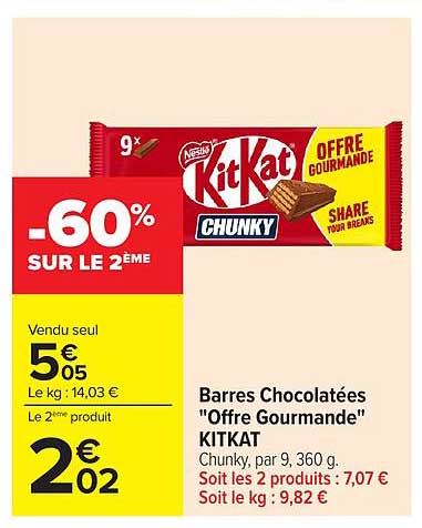-60% SUR LE 2ÈME