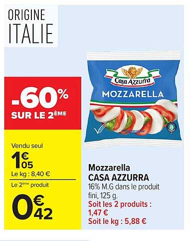 -60% SUR LE 2ÈME