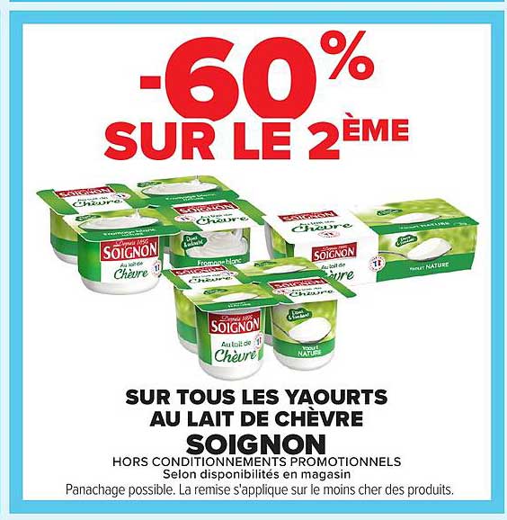 -60% SUR LE 2ÈME