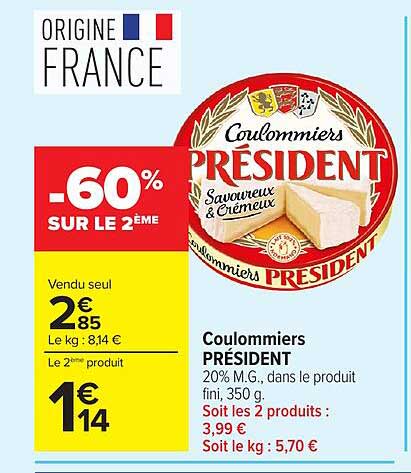 -60% SUR LE 2ÈME