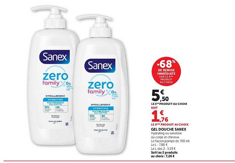 -68% DE REMISE IMMÉDIATE SUR LE 2E PRODUIT AU CHOIX