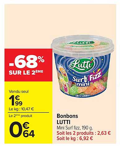 -68% SUR LE 2ÈME