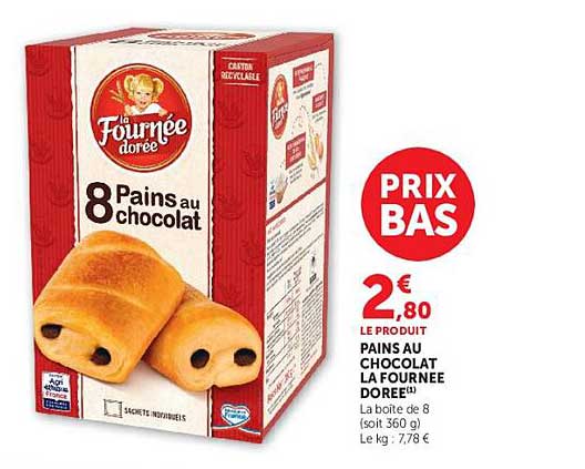 8 Pains au chocolat