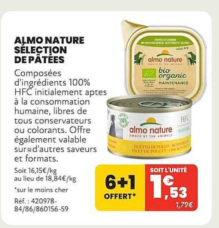 ALMO NATURE SÉLECTION DE PÂTÉES