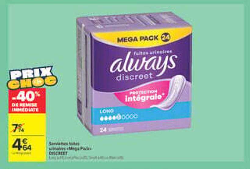 always discret