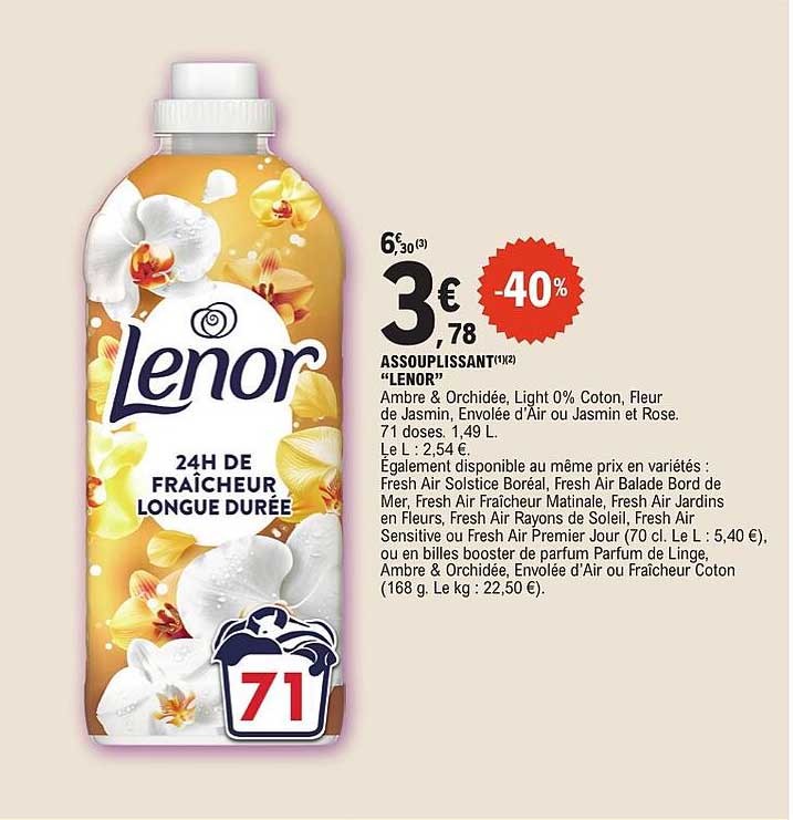 ASSOUPLISSANT "LENOR"