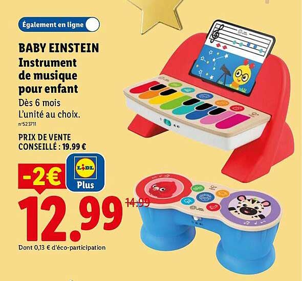 BABY EINSTEIN Instrument de musique pour enfant
