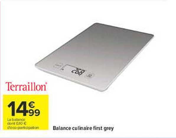 Balance culinaire first grey