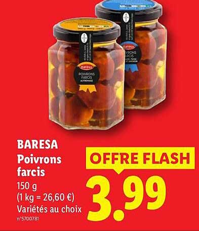 BARESA Poivrons farcis