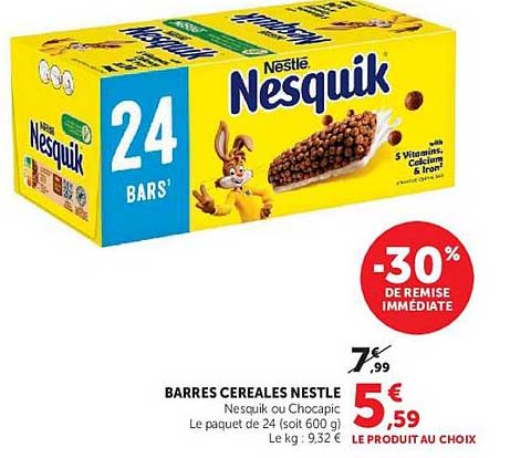BARRES CEREALES NESTLE