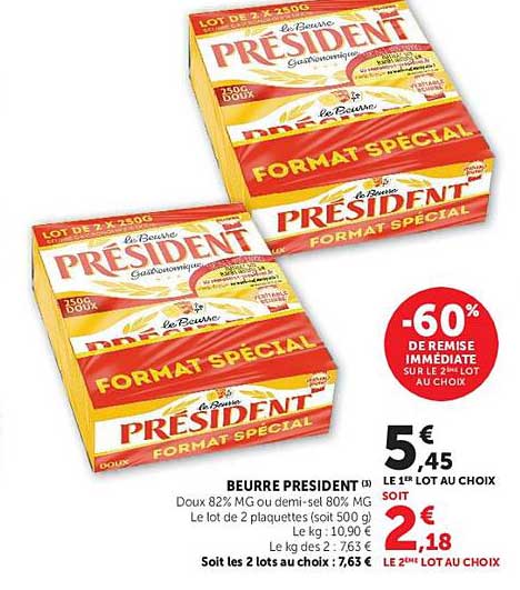 BEURRE PRESIDENT (