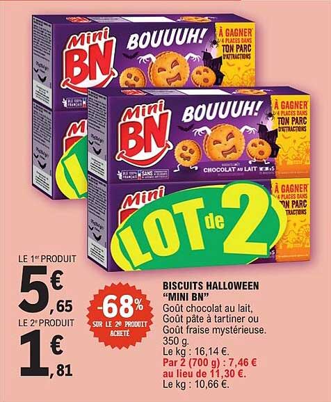 BISCUITS HALLOWEEN "MINI BN"