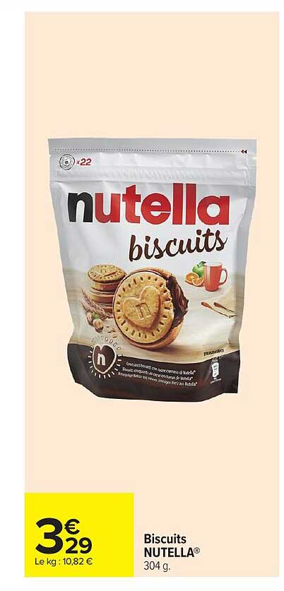 Biscuits NUTELLA® 304 g.