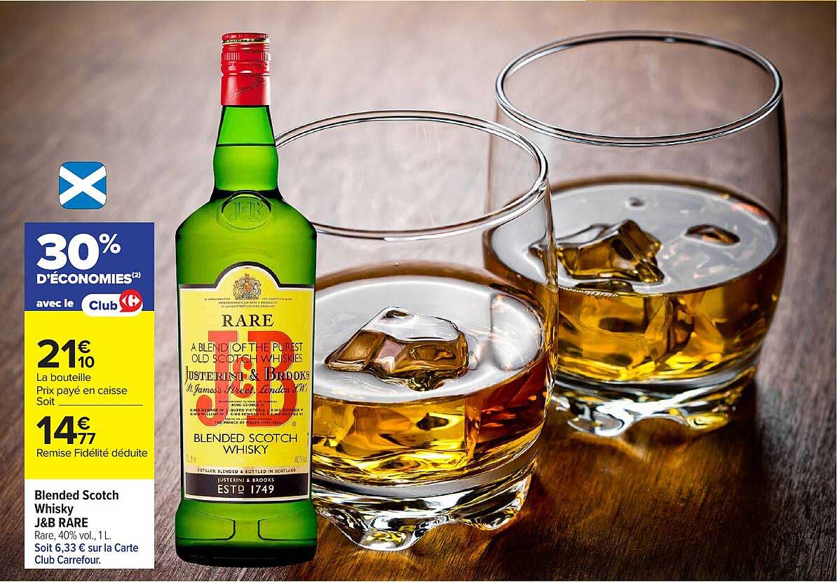 Blended Scotch Whisky J&B RARE