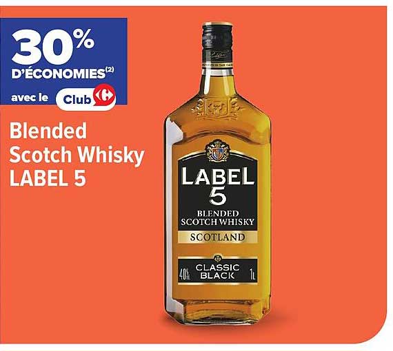 Blended Scotch Whisky LABEL 5