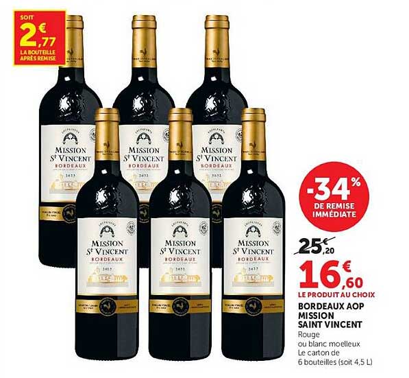 Bordeaux AOP Mission Saint Vincent