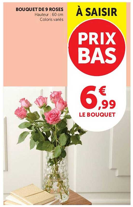 BOUQUET DE 9 ROSES
