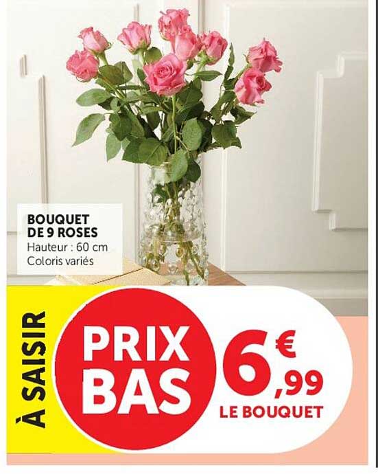BOUQUET DE 9 ROSES