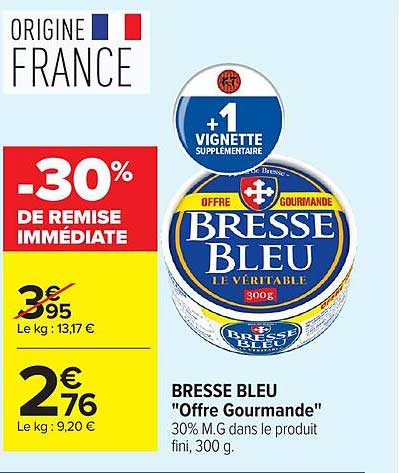 BRESSE BLEU "Offre Gourmande"