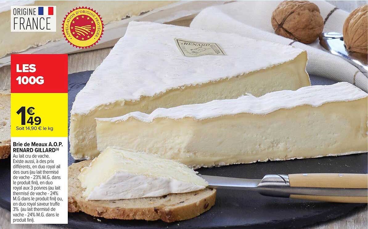 Brie de Meaux A.O.P. RENARD GILLARD