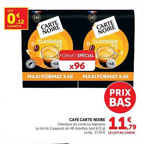 CAFE CARTE NOIRE