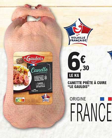 Canette prête à cuire “Le Gaulois”