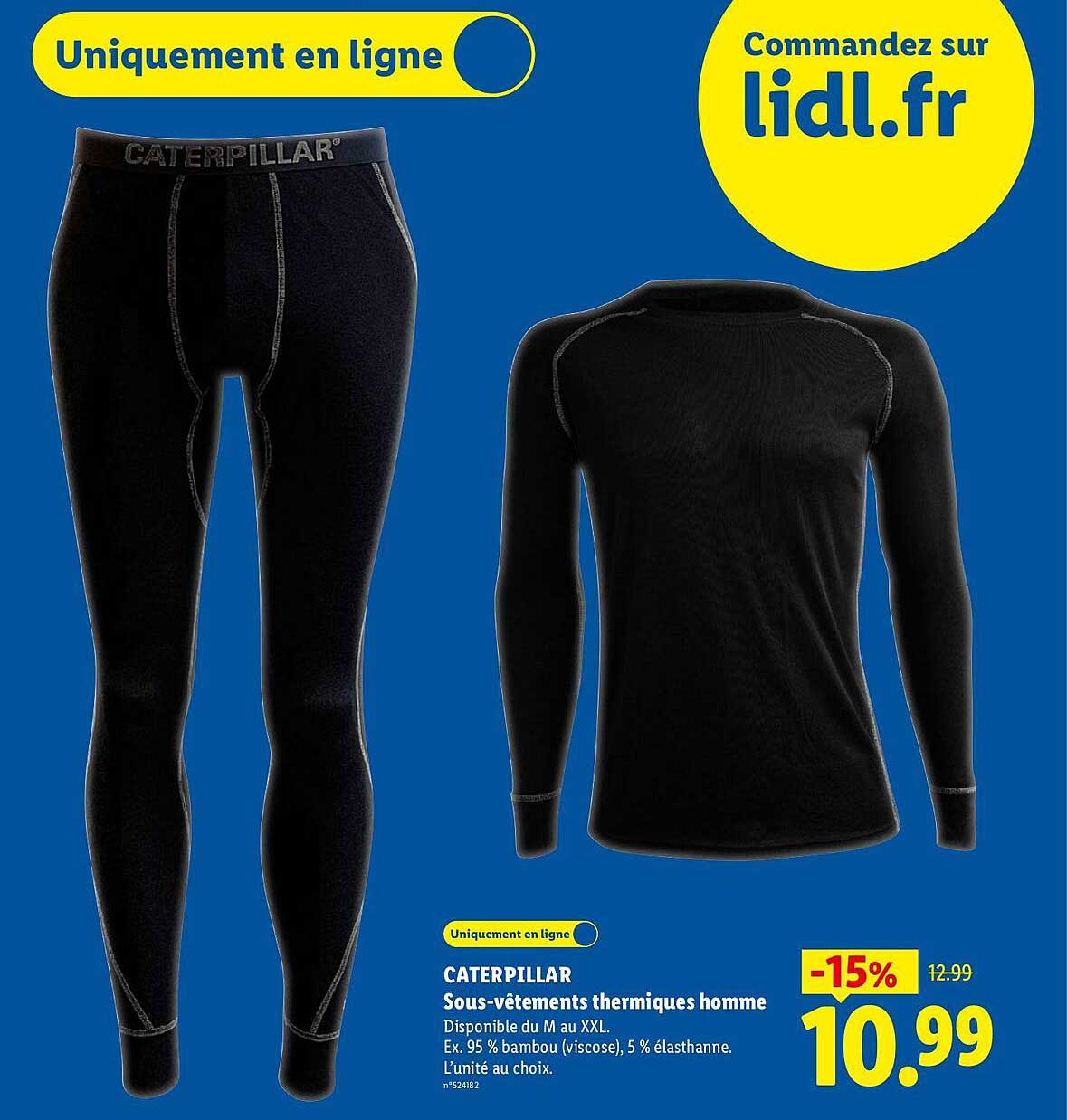 CATERPILLAR Sous-vêtements thermiques homme